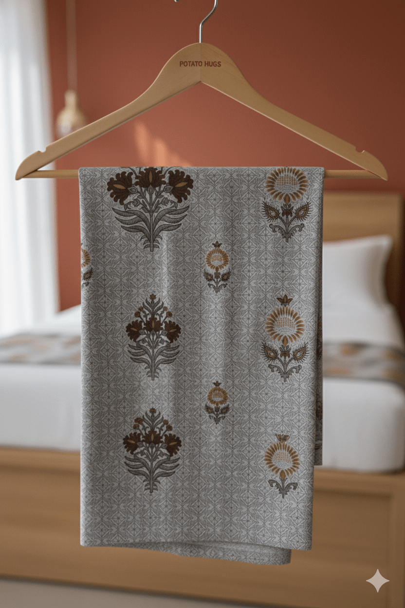 GEOMETRIC WITH FLORAL MOTIF