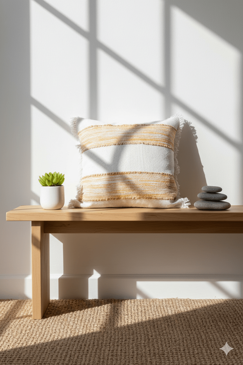 WIDE STRIPE FRINGE EDGE